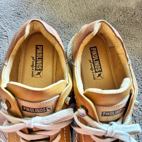 Pikolinos Camel Leather Casual Shoes - Picture 3 of 10